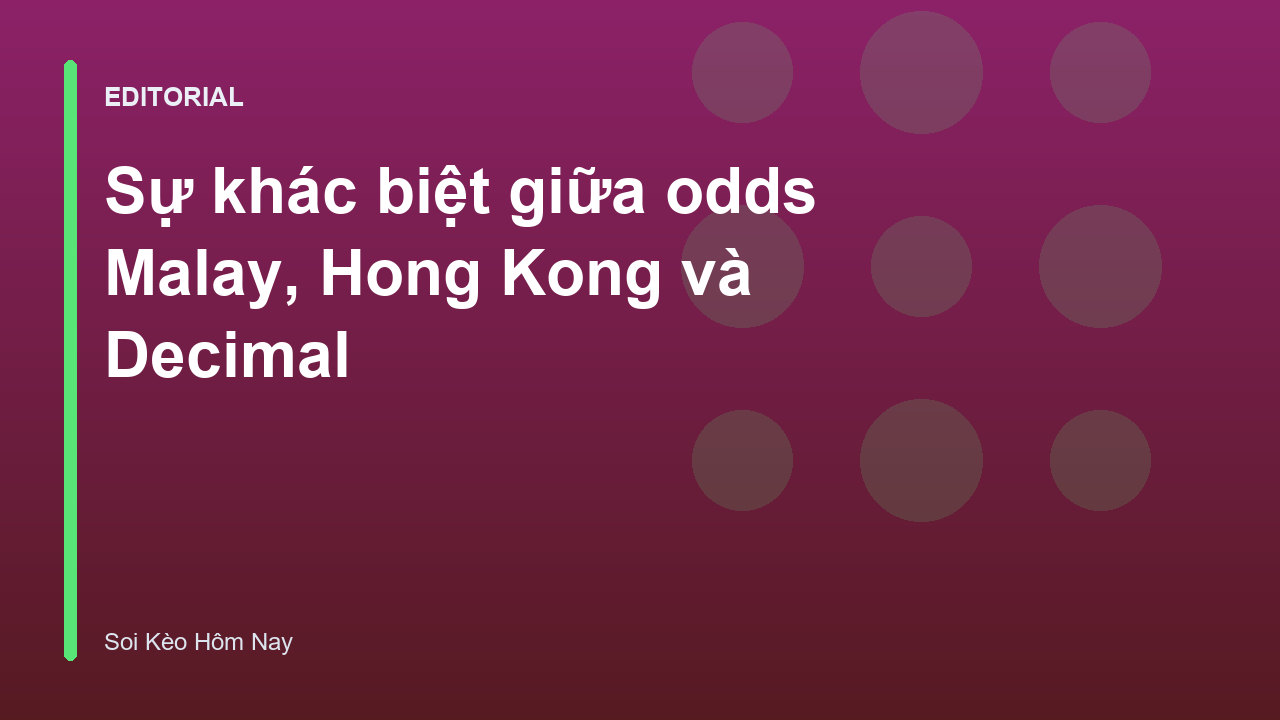 Các loại kèo bóng đá phổ biến